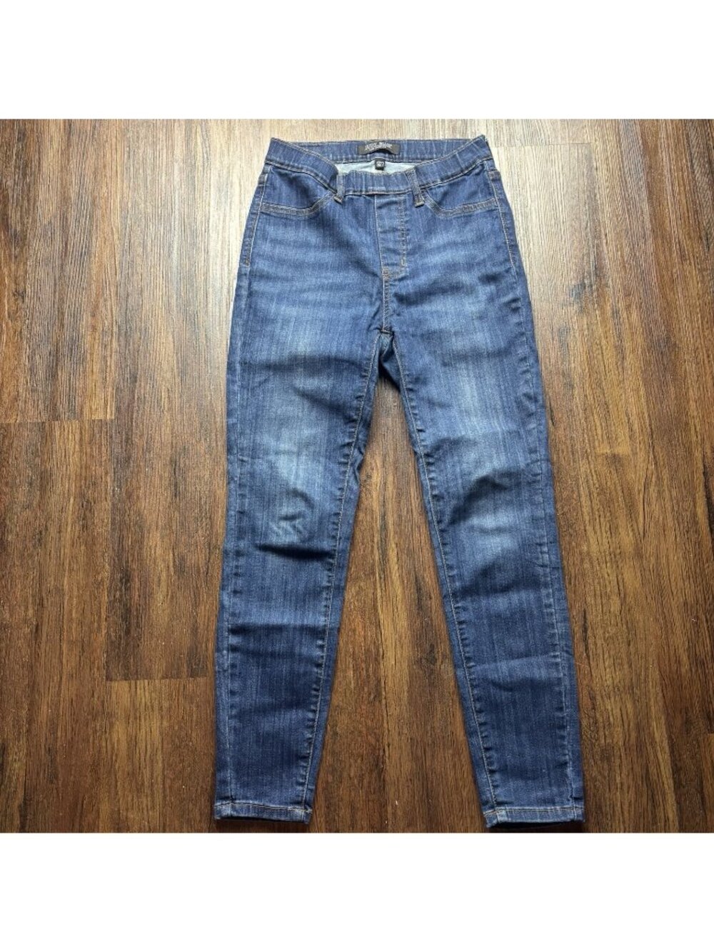 Judy Blue Pull On Skinny Jeans Distressed Dark Wash JB88539 Women’s Size 5/27